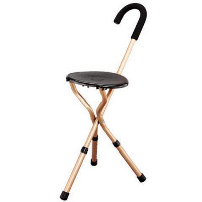 מקל הליכה כסא עם מושב קשיח